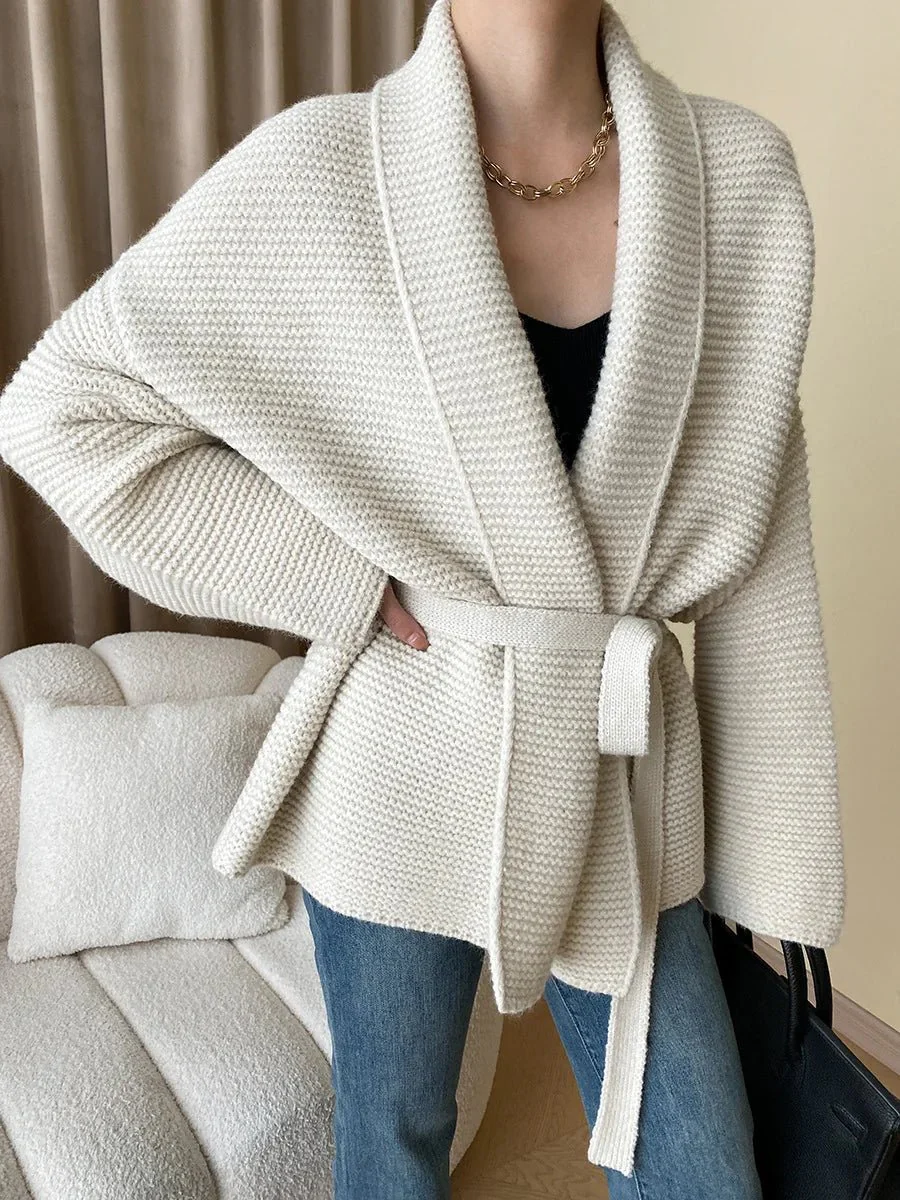 Abigail Belted Knit Cardigan - Image 2