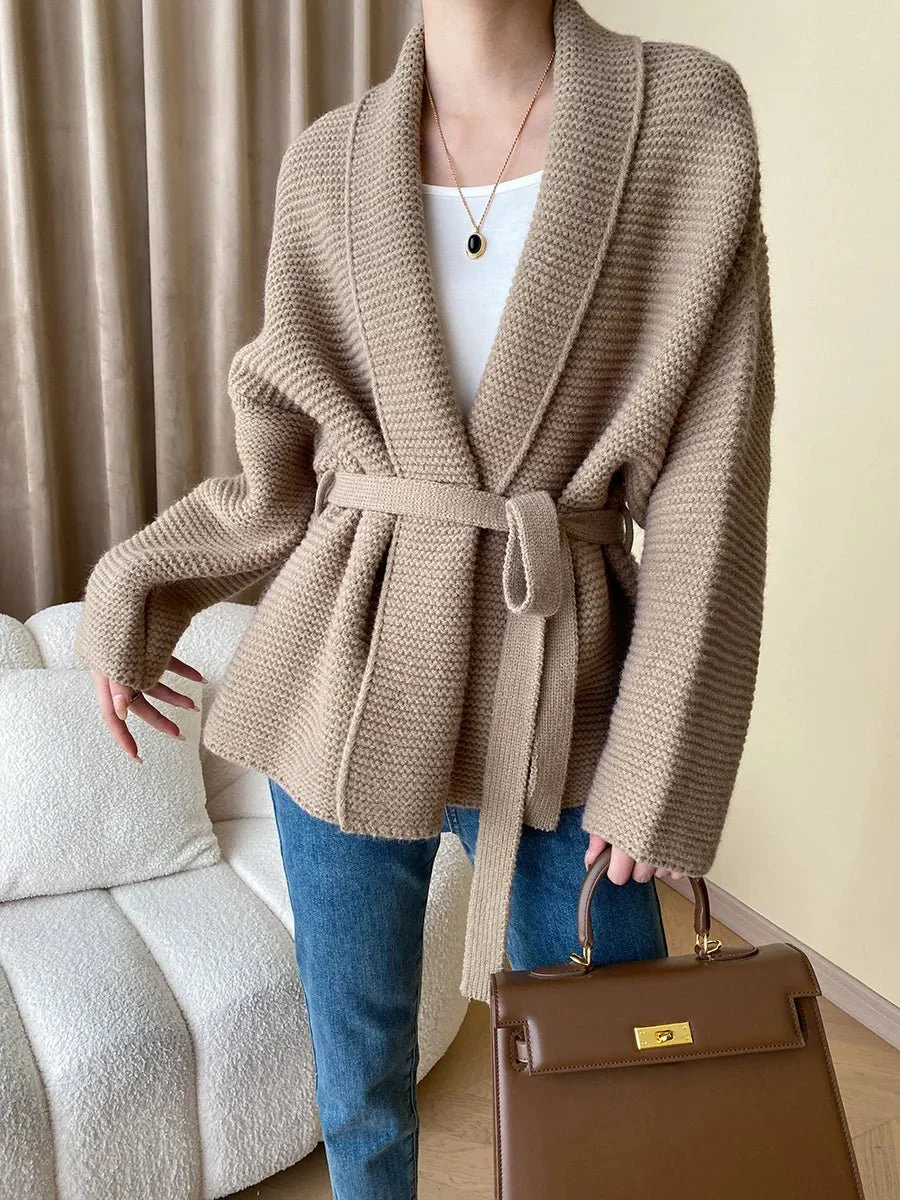 Abigail Belted Knit Cardigan - Image 5