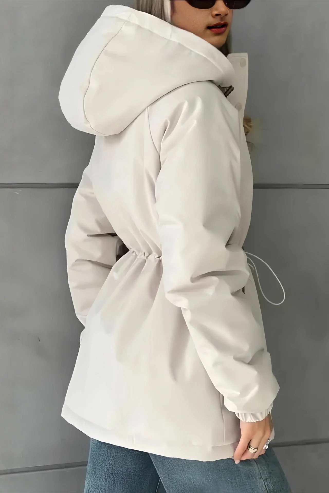 Adele Hooded Windbreaker Jacket - Image 3