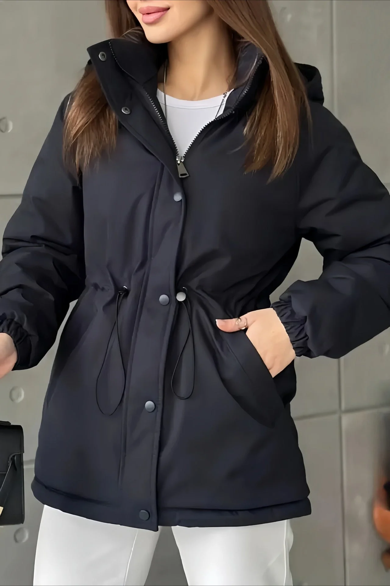 Adele Hooded Windbreaker Jacket - Image 4