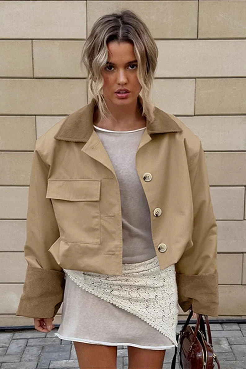 Adriana Utility Cropped Jacket - Image 2