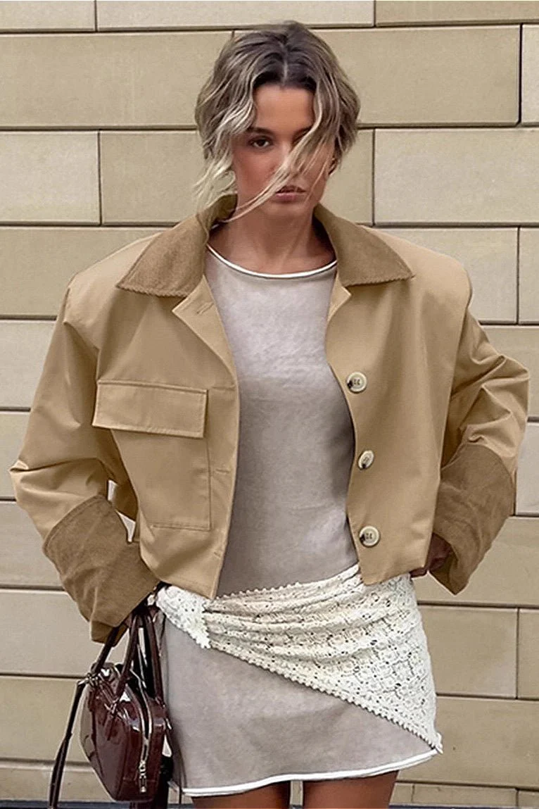 Adriana Utility Cropped Jacket - Image 4