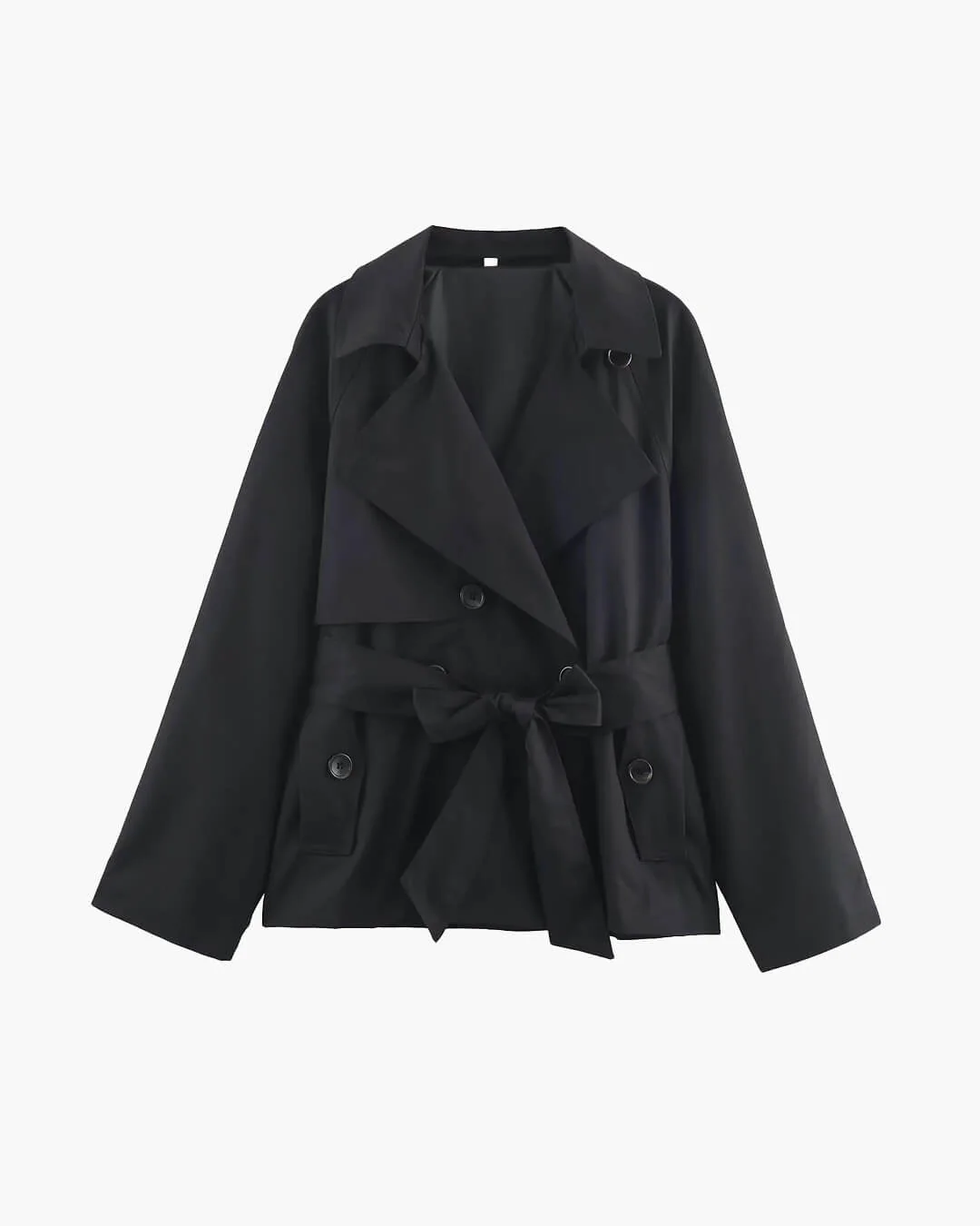 Alianna Belted Short Trench Coat - Image 10