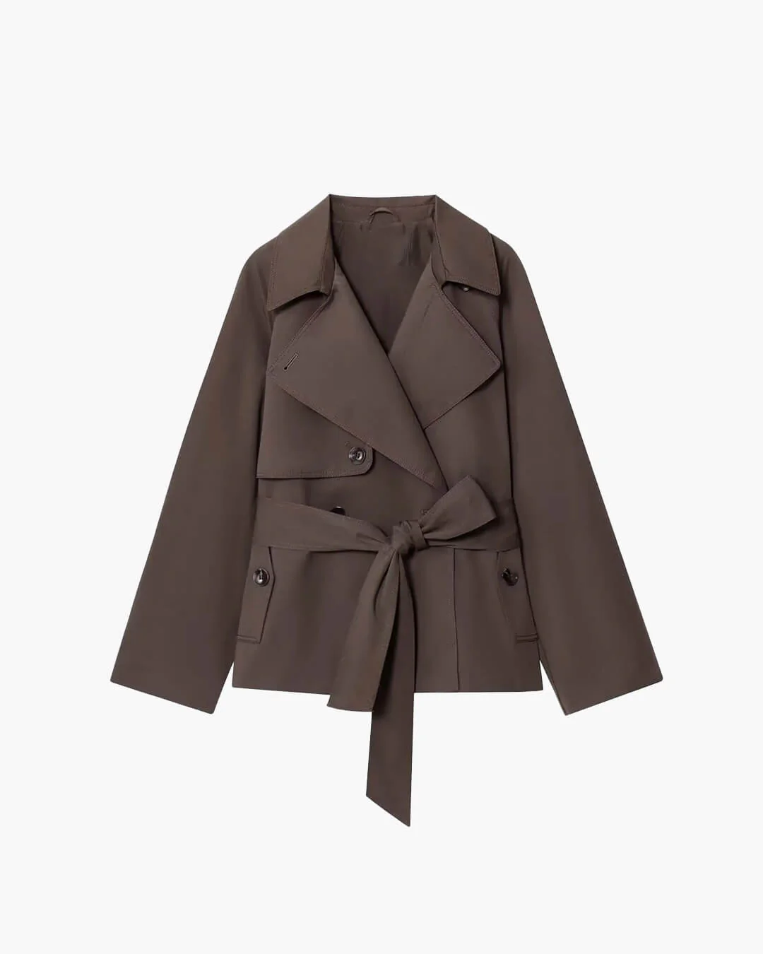 Alianna Belted Short Trench Coat - Image 5