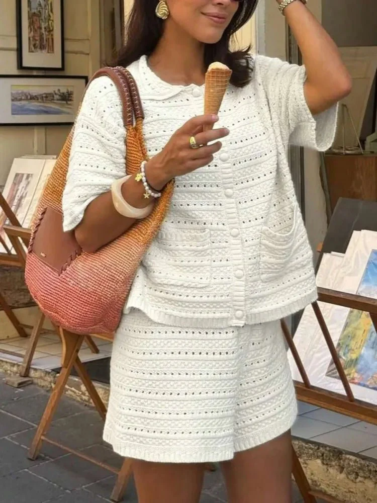 Amaia Knitted Two-Piece Summer Set - Image 4