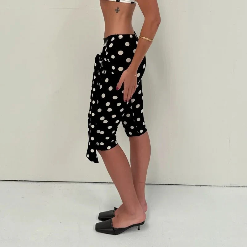Amalia Polka Dot Capri Pants - Image 5