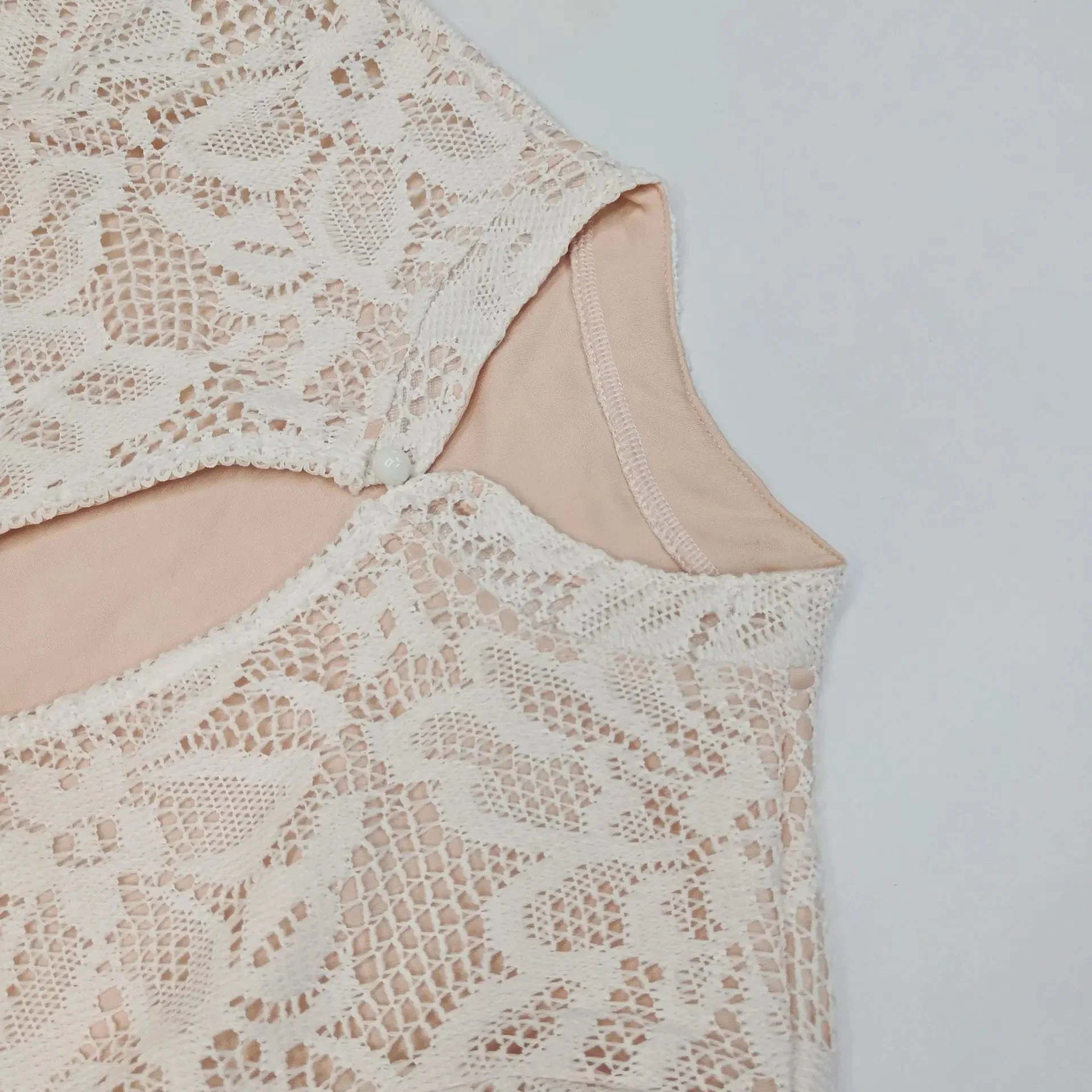 Amara Cut-Out Lace Mini Dress - Image 8