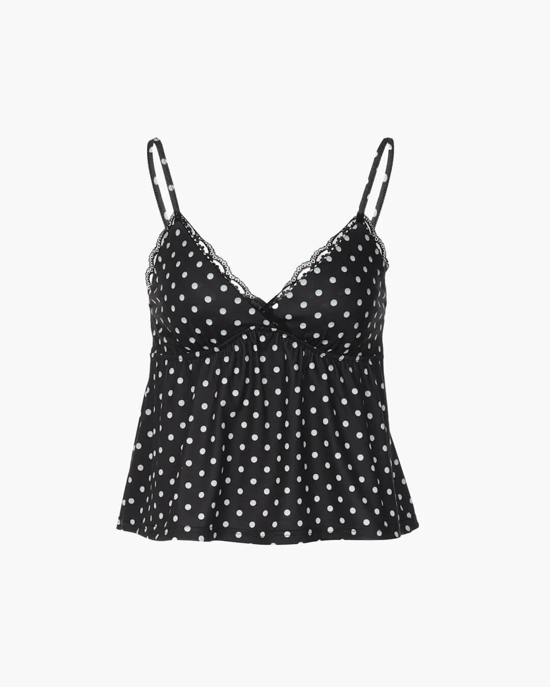 Anais Dot Print Lace Trim Camisole - Image 7