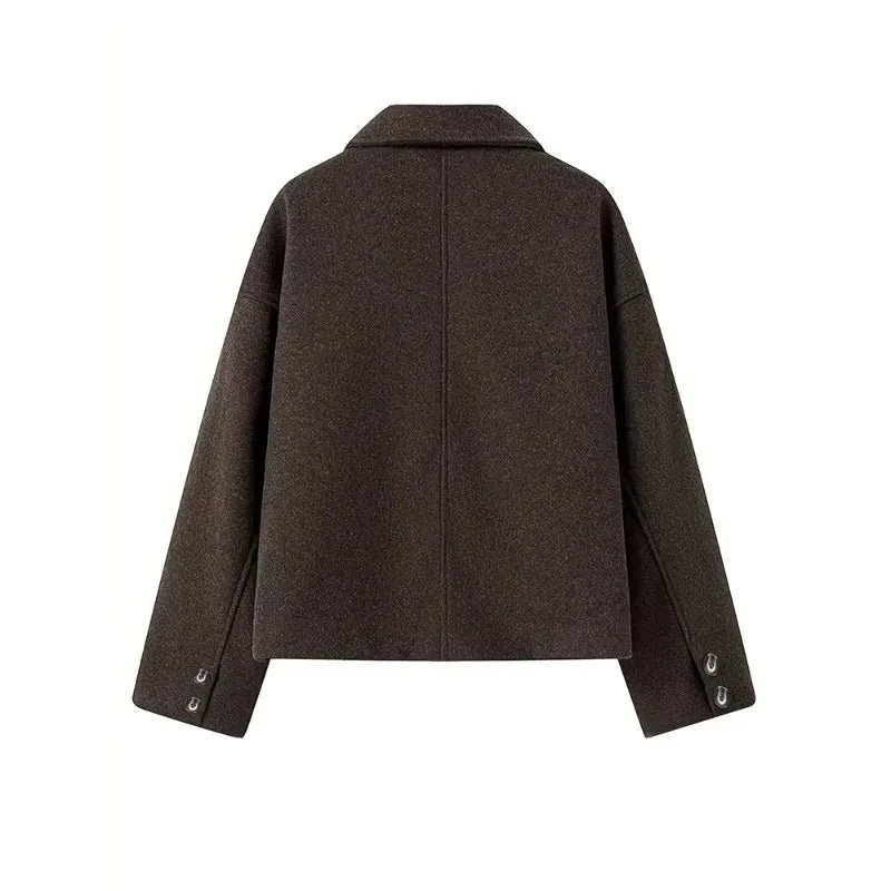 Angelina Buttoned Short Jacket - Image 6