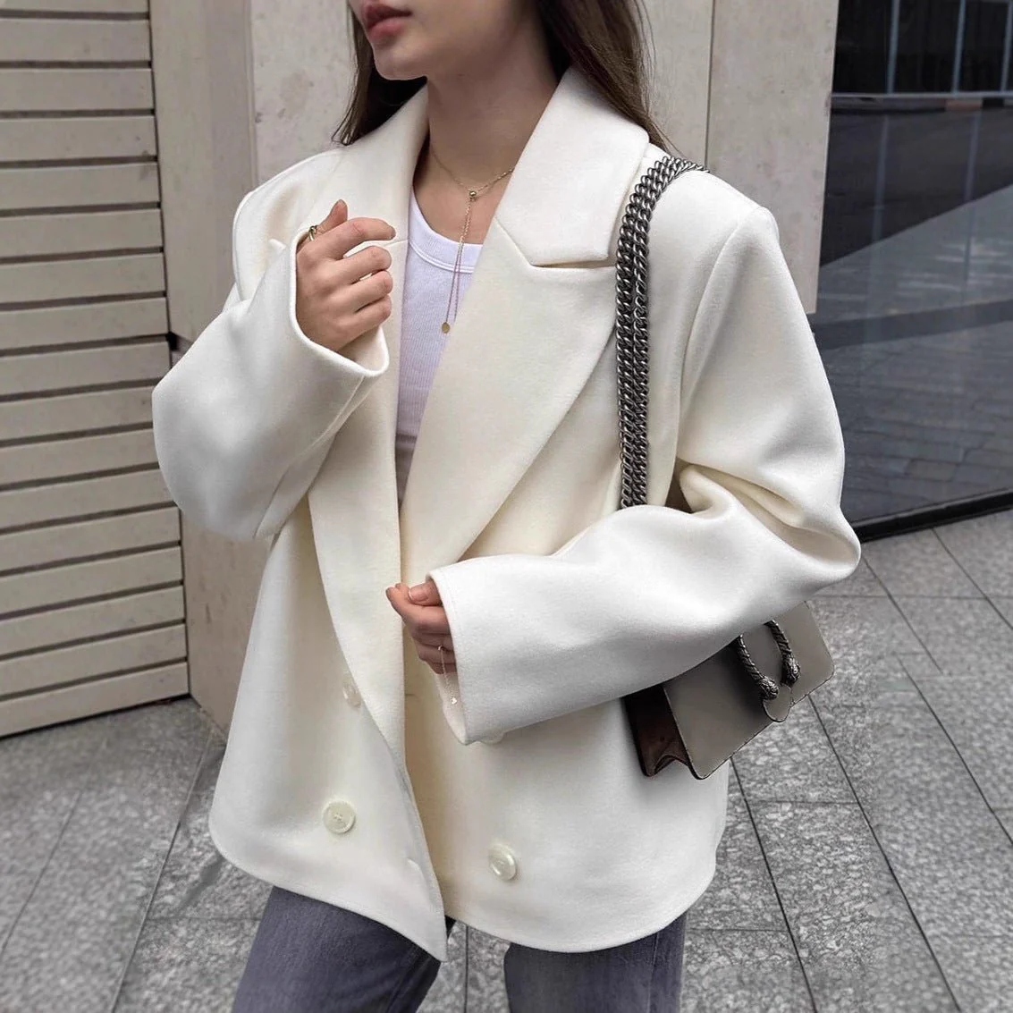 Angeline Relaxed Blazer Coat - Image 4