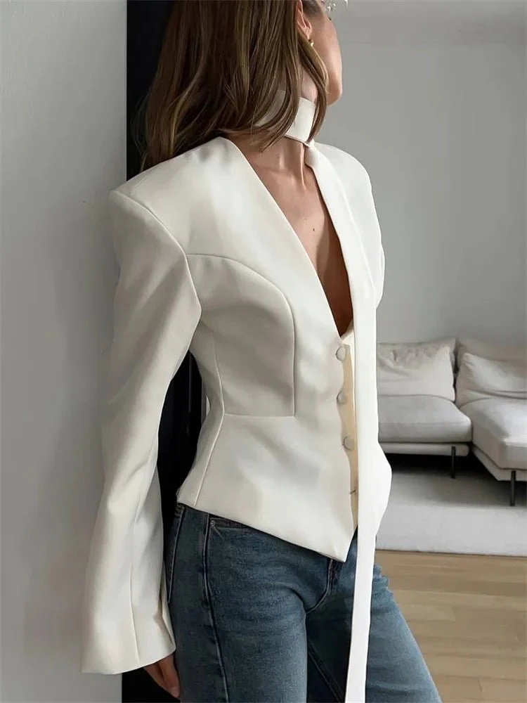 Angie Lace Up Blazer - Image 2