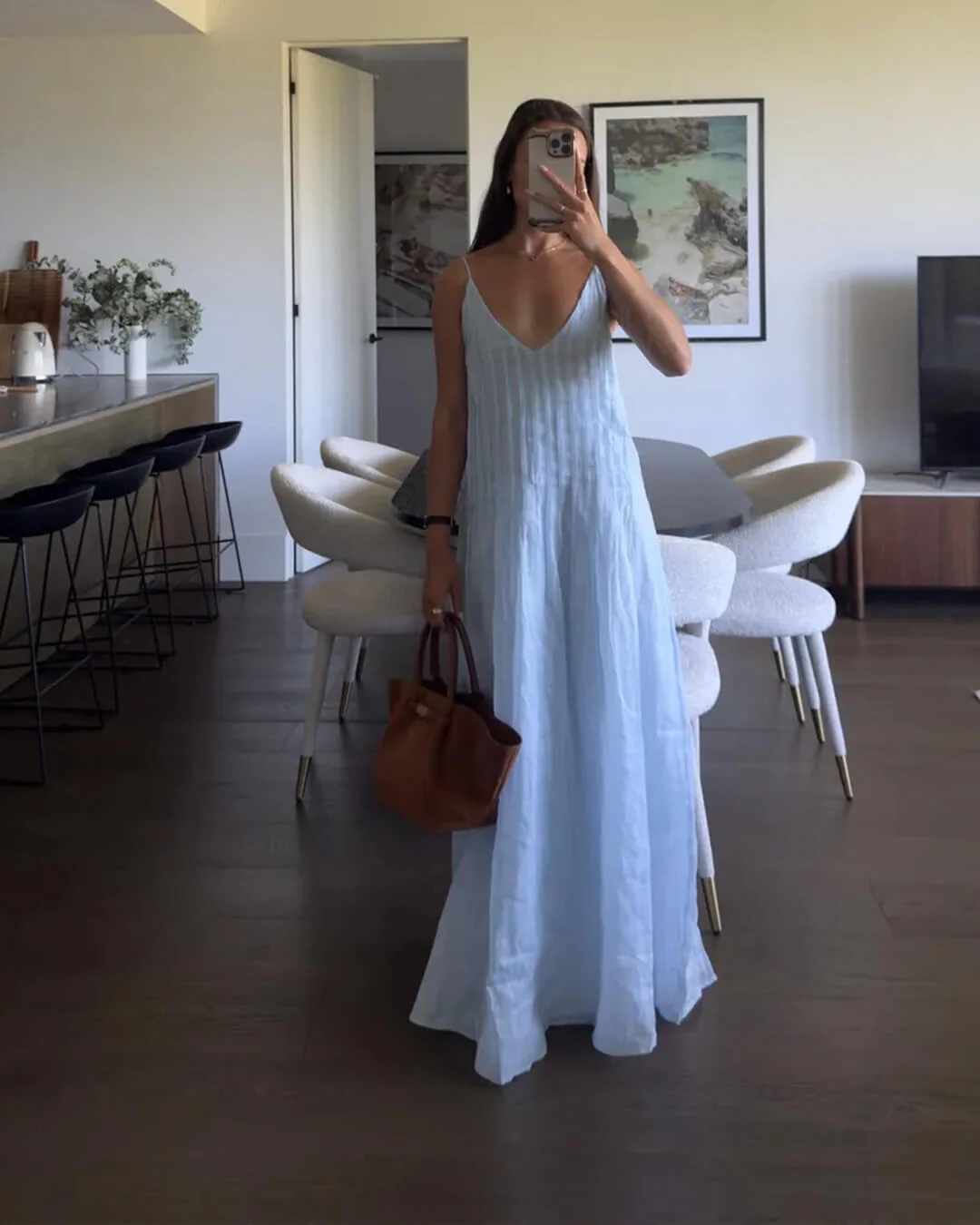 Anna Backless Maxi Dress - Image 2