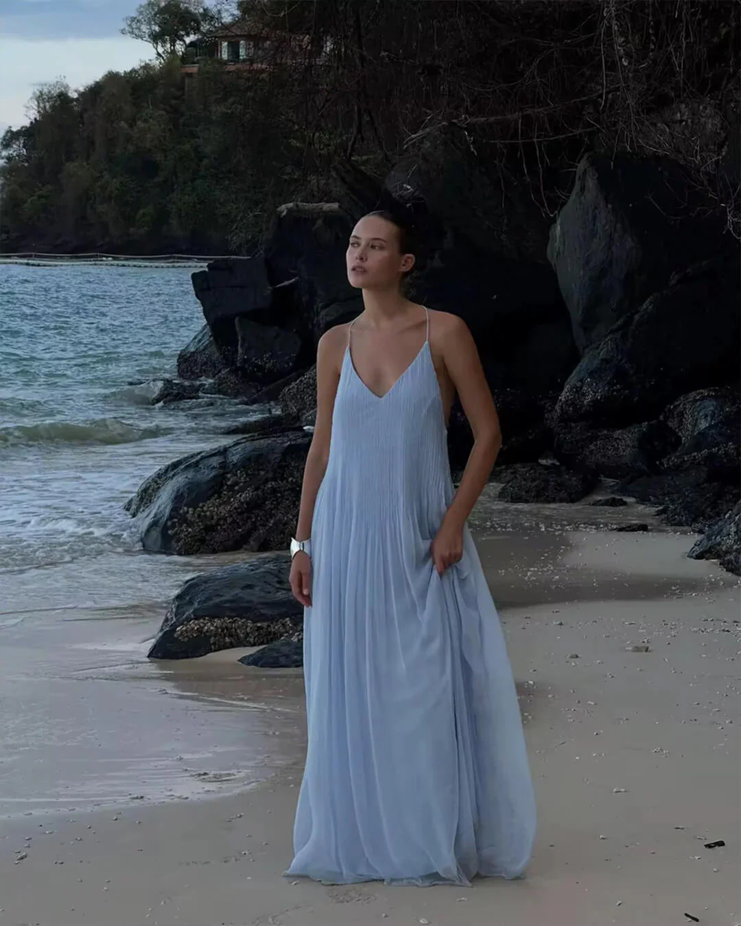 Anna Backless Maxi Dress - Image 3
