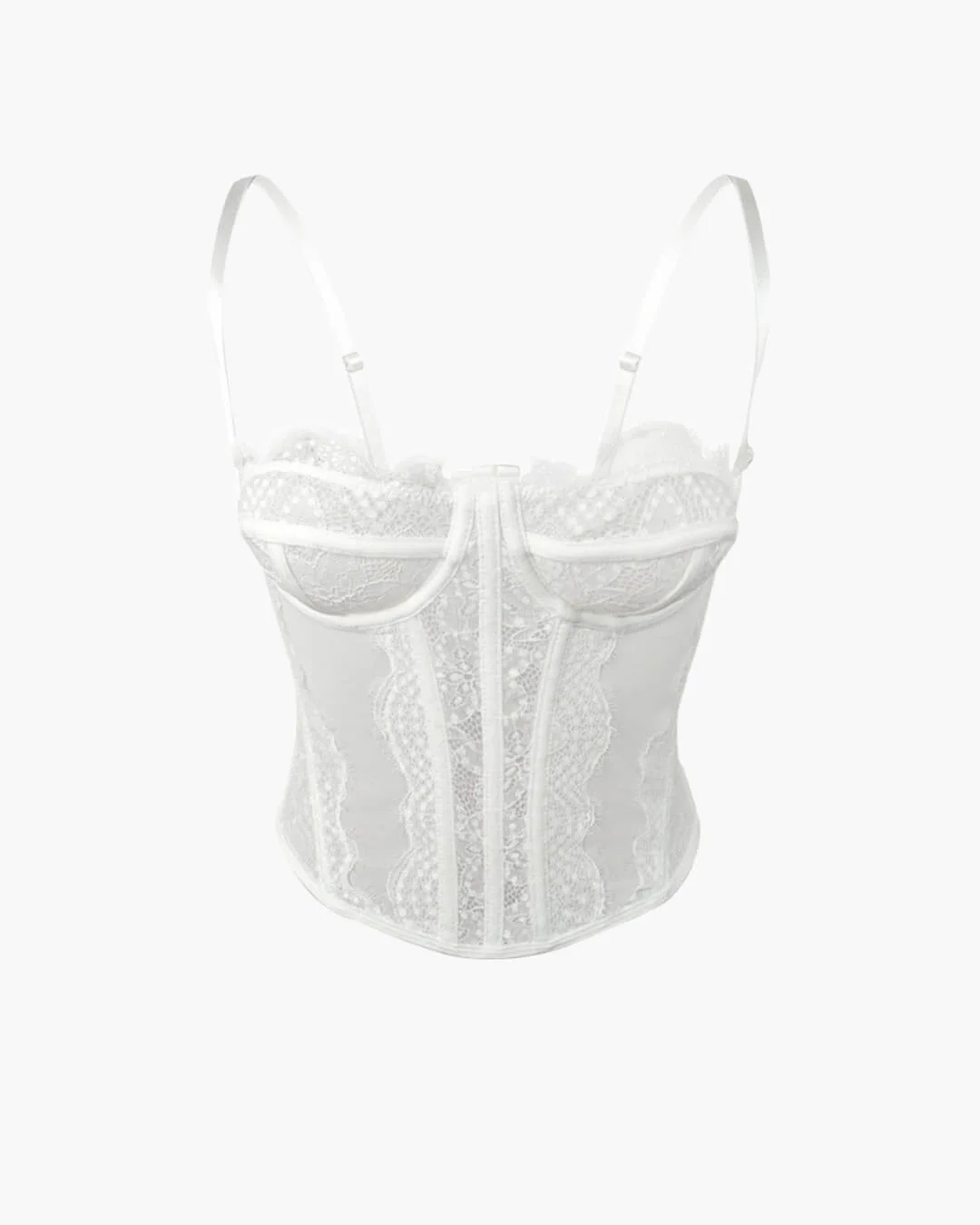 Antonia Strap Lace Corset Top - Image 8