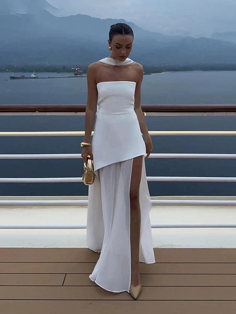 Astoria Strapless Bodice Maxi Dress