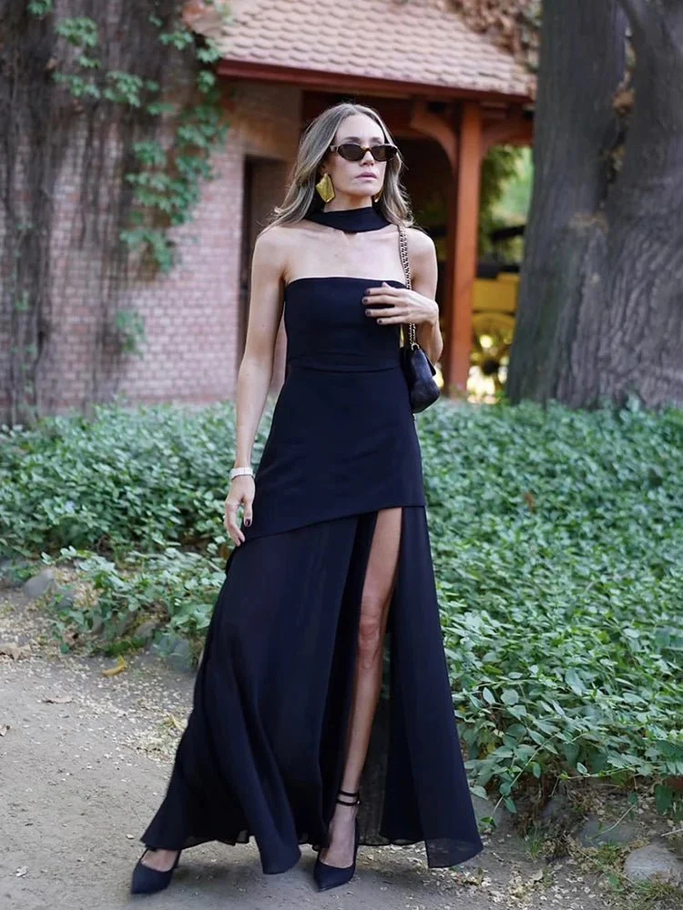 Astoria Strapless Bodice Maxi Dress - Image 9