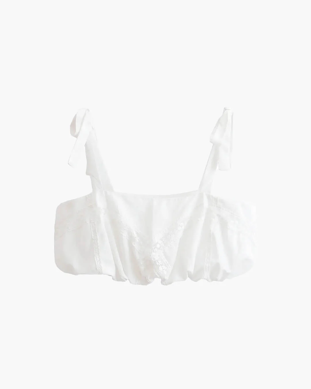 Aurelia Embroidered Puff Top & Skirt Set - Image 2