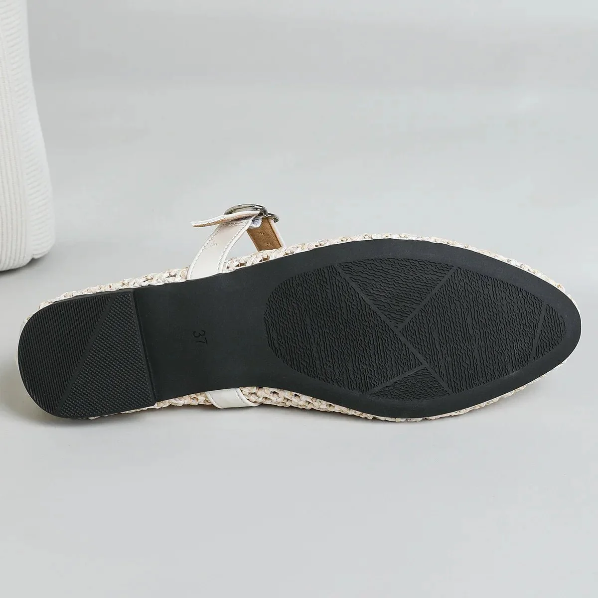 Beatrice Hollow Weave Mary Jane Flats - Image 5