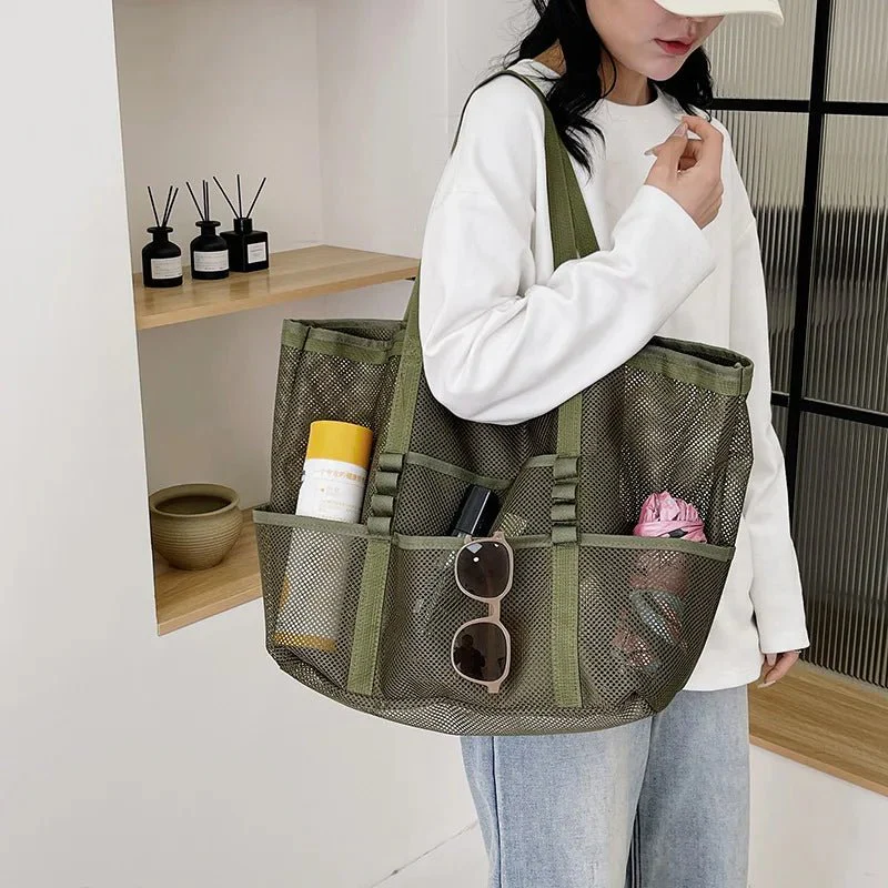 Beatrice Large Capacity Canvas Beach Tote - Image 3