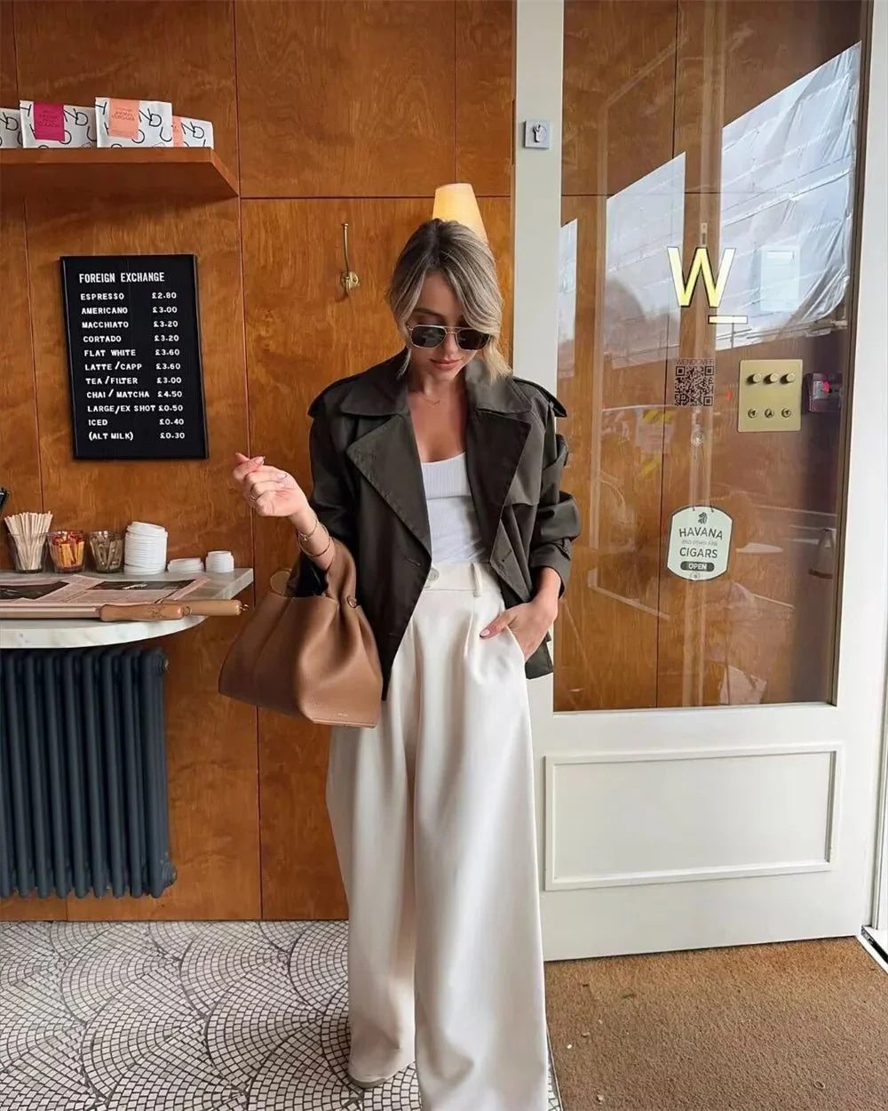 Bellatrix Cropped Trench Coat - Image 10