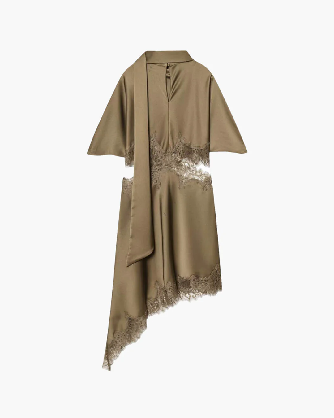 Bianca Cut Out Satin Mini Dress - Image 12