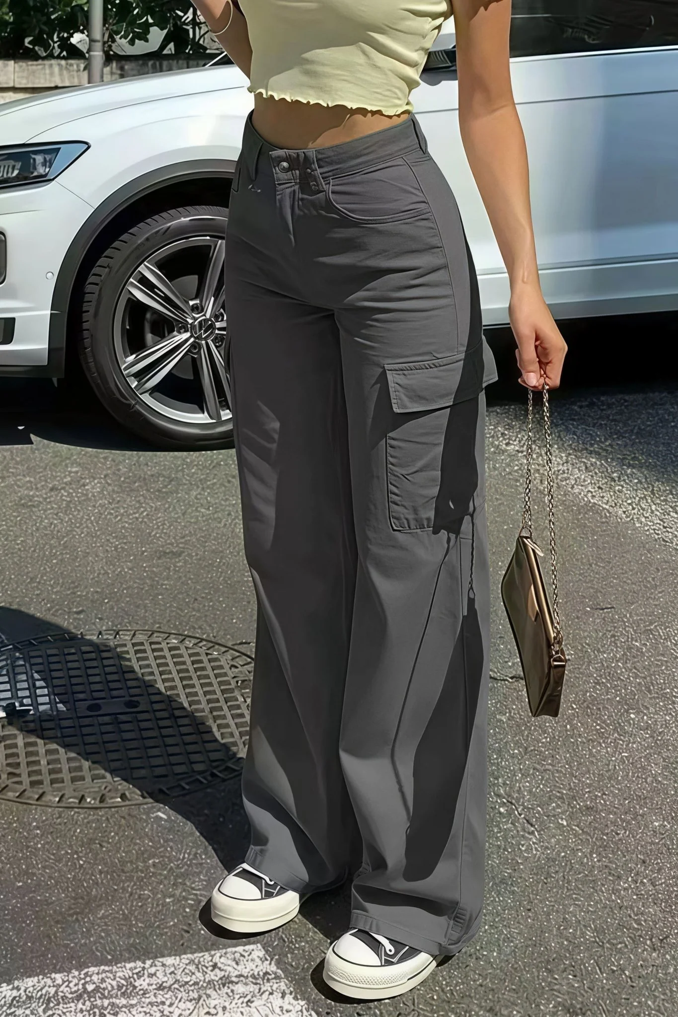 Bianca Pocket Cargo Straight Pants - Image 4