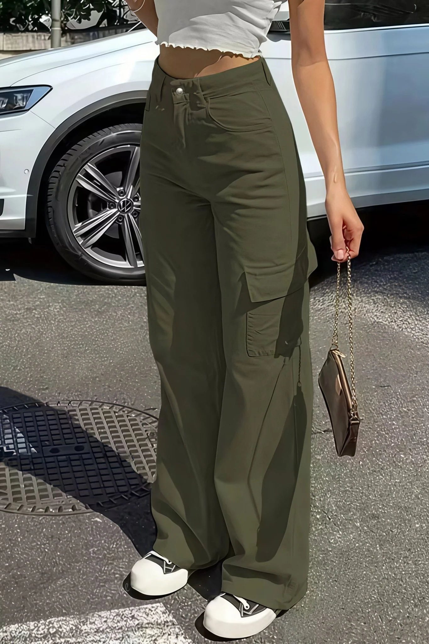 Bianca Pocket Cargo Straight Pants - Image 6