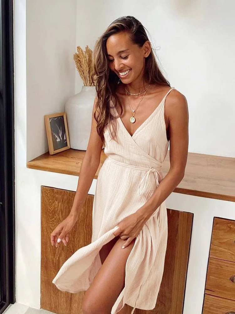 Bianca Spaghetti Strap Summer Dress - Image 2