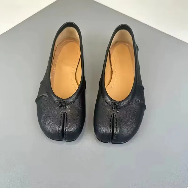 Bianca Split-Toe Leather Mules - Image 2