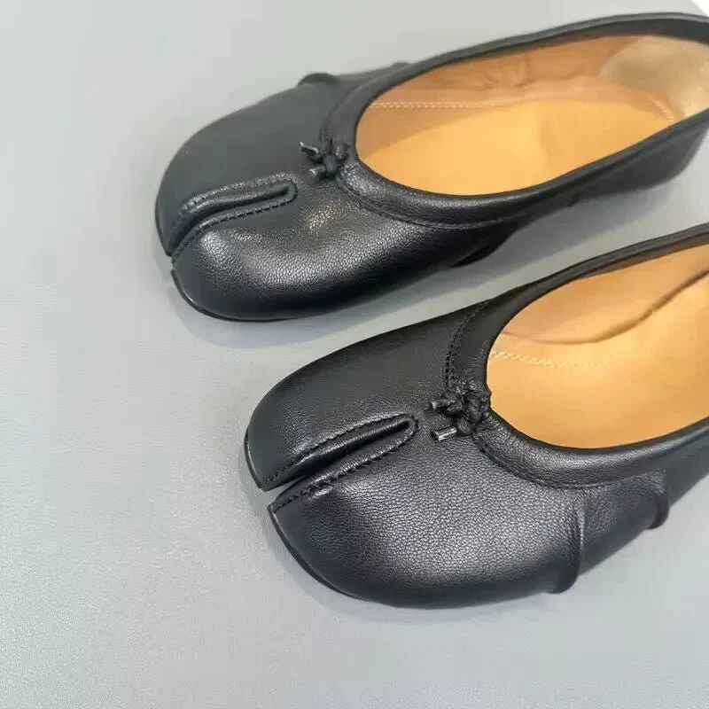 Bianca Split-Toe Leather Mules - Image 3