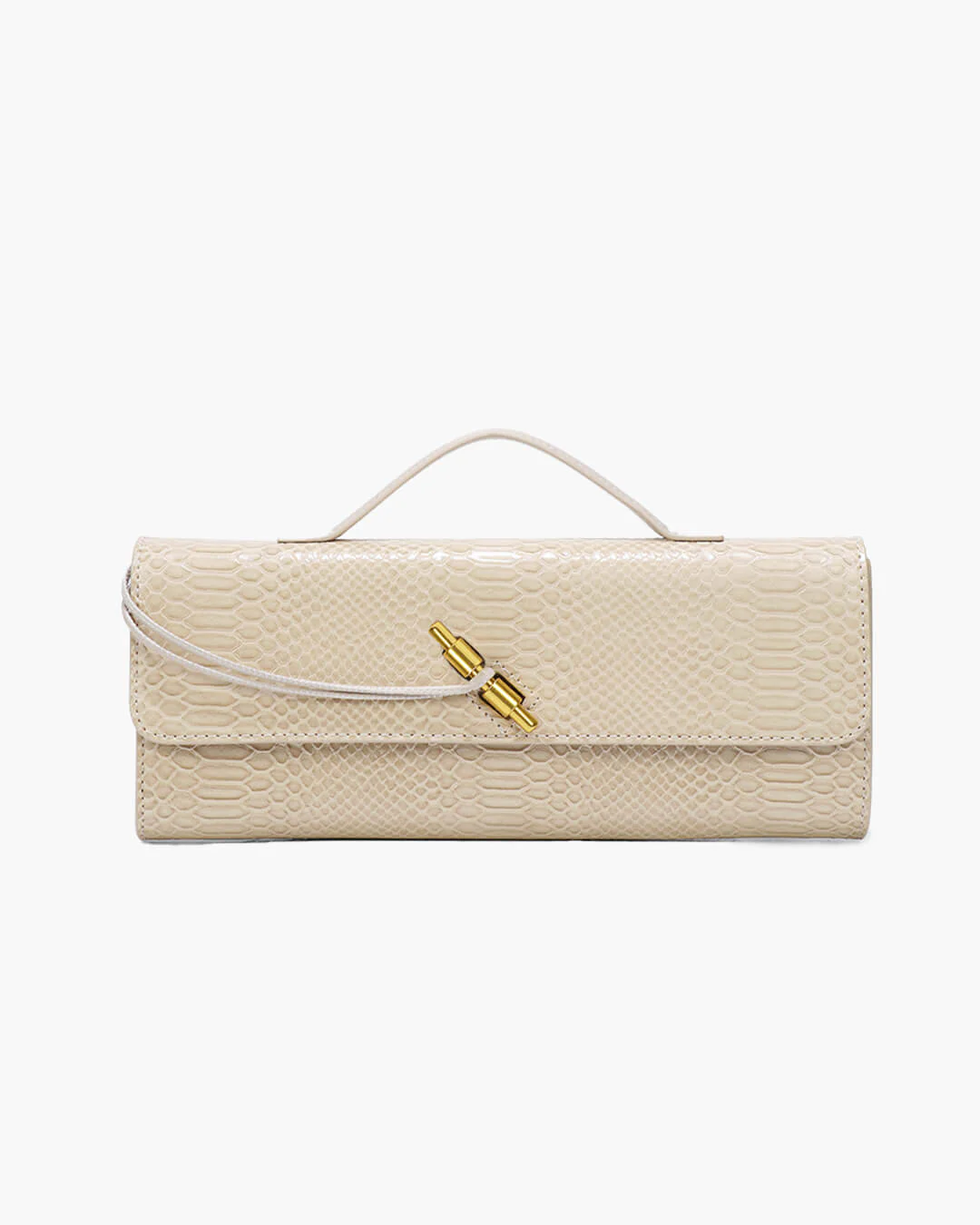 Bianca Croc-Embossed Leather Bag - Image 4