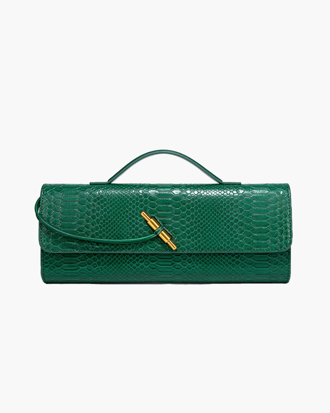 Bianca Croc-Embossed Leather Bag - Image 5
