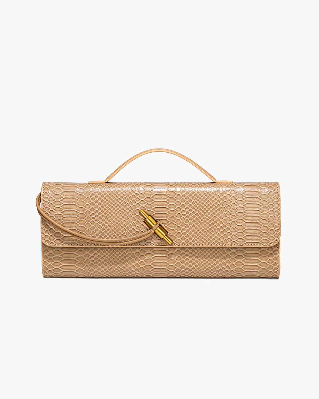 Bianca Croc-Embossed Leather Bag - Image 7