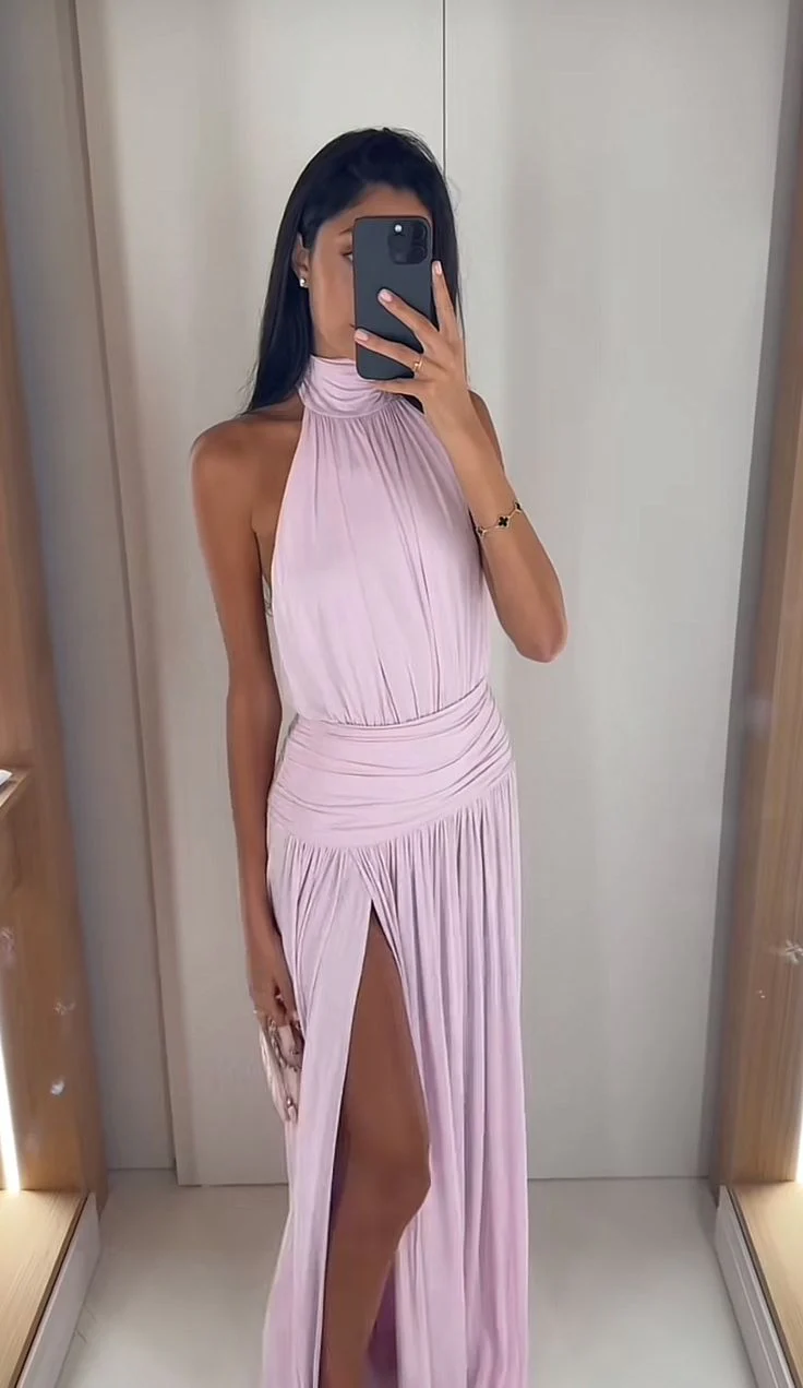 Brielle Sleeveless Side Split Maxi Dress - Image 3