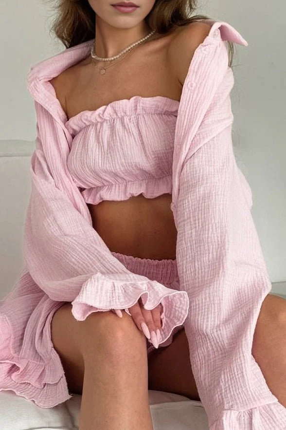 Brielle Three Piece Ruffled Set - Image 3