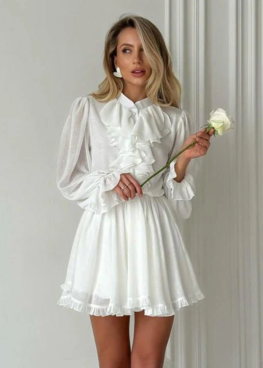 Brigitte Ruffled Mini Dress