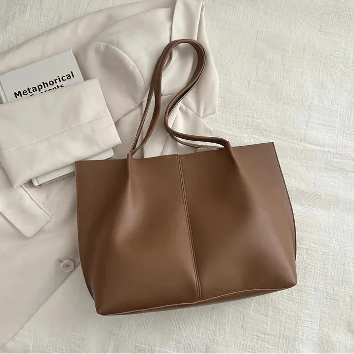 Calista Faux Leather Tote Bag - Image 10