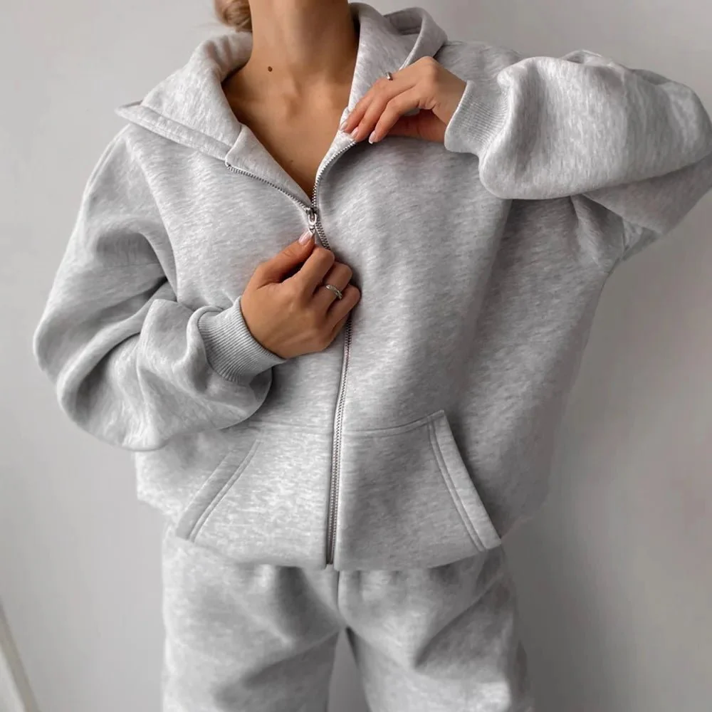 Cecilia Oversized Hoodie Track 2 Piece Set - Image 4