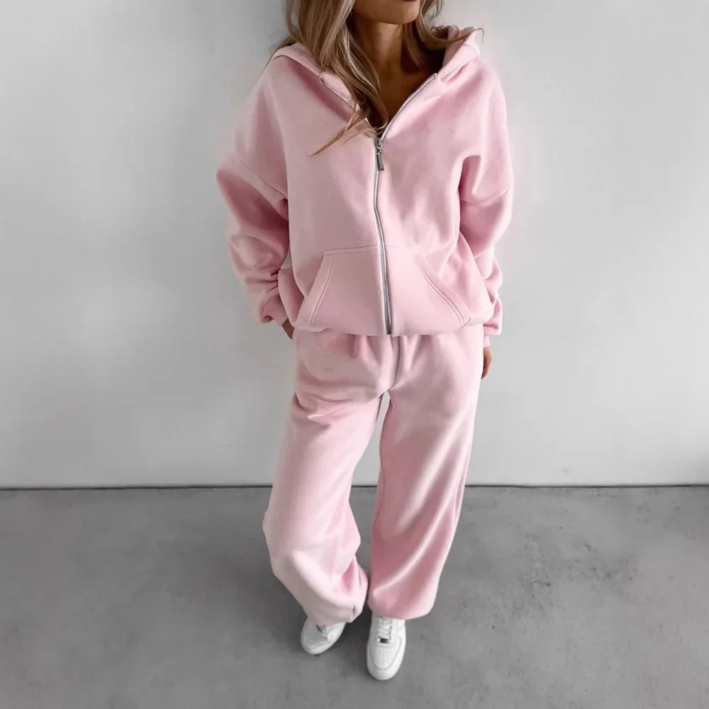 Cecilia Oversized Hoodie Track 2 Piece Set - Image 6