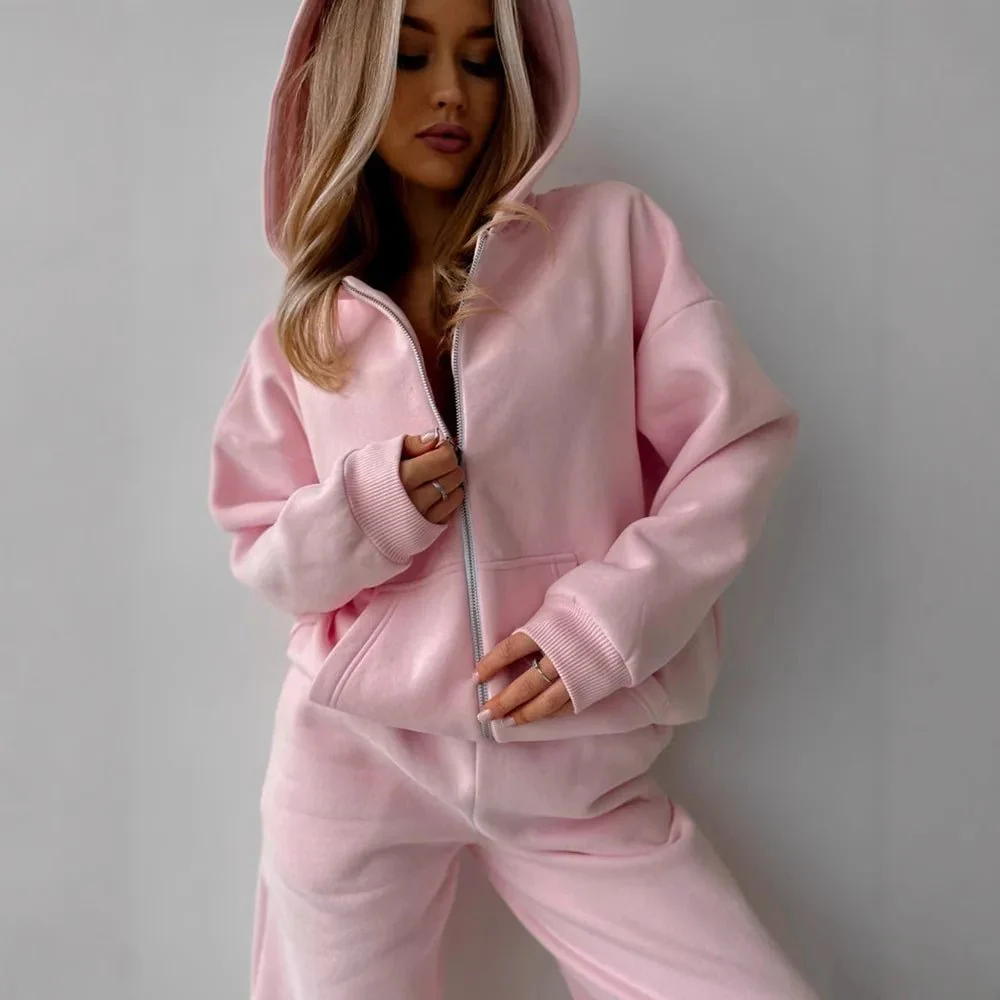 Cecilia Oversized Hoodie Track 2 Piece Set - Image 7