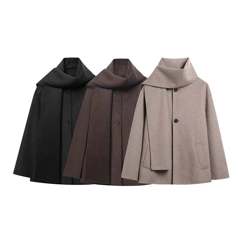 Cecille Coat with Scarf - Image 13