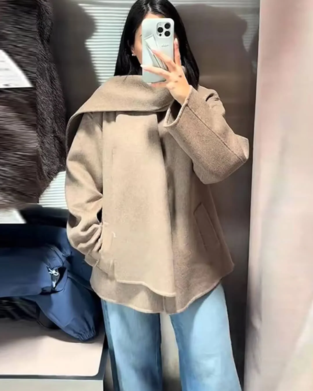 Cecille Coat with Scarf - Image 5