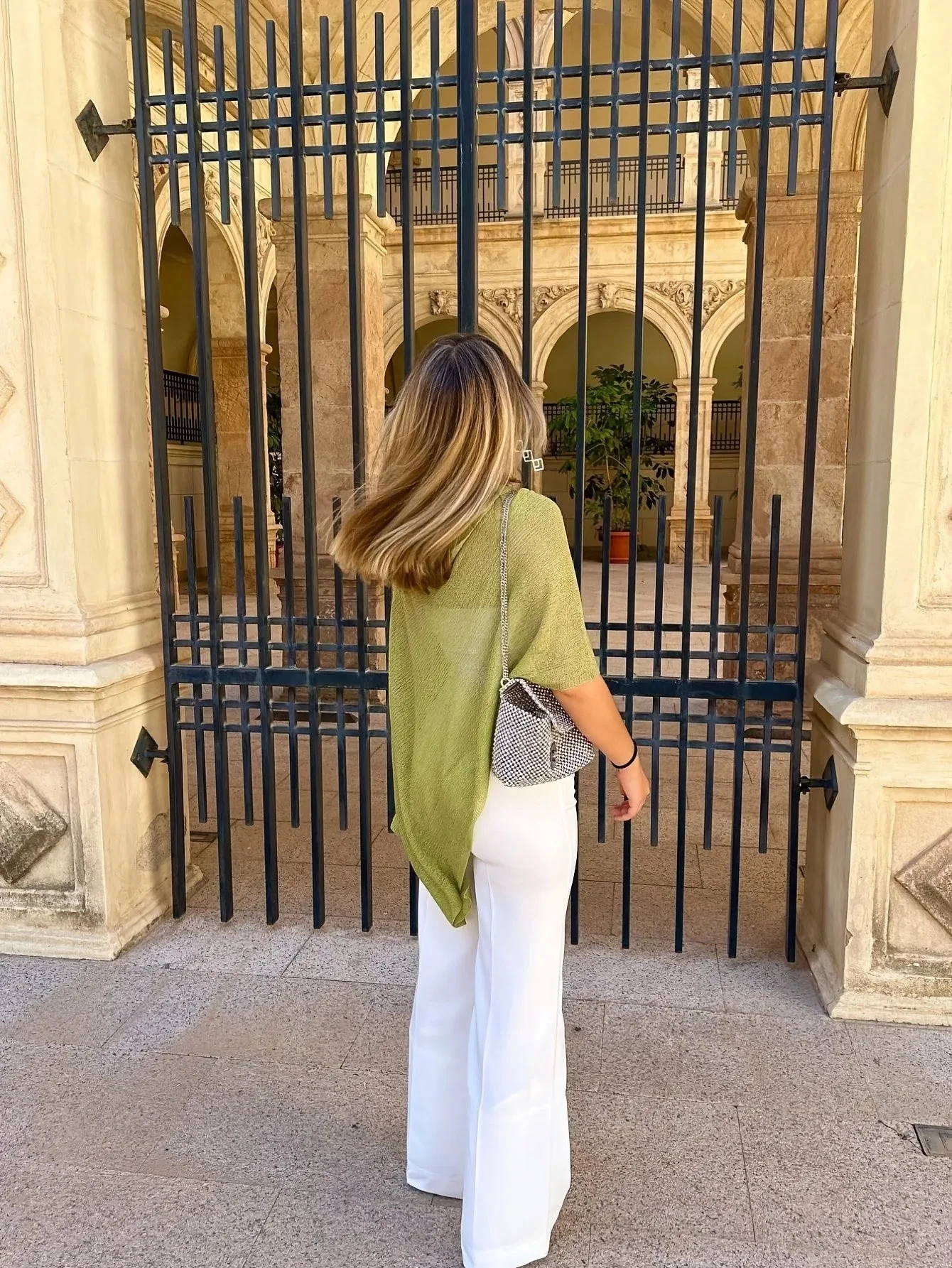 Celeste Batwing Knitted Shawl Top - Image 4