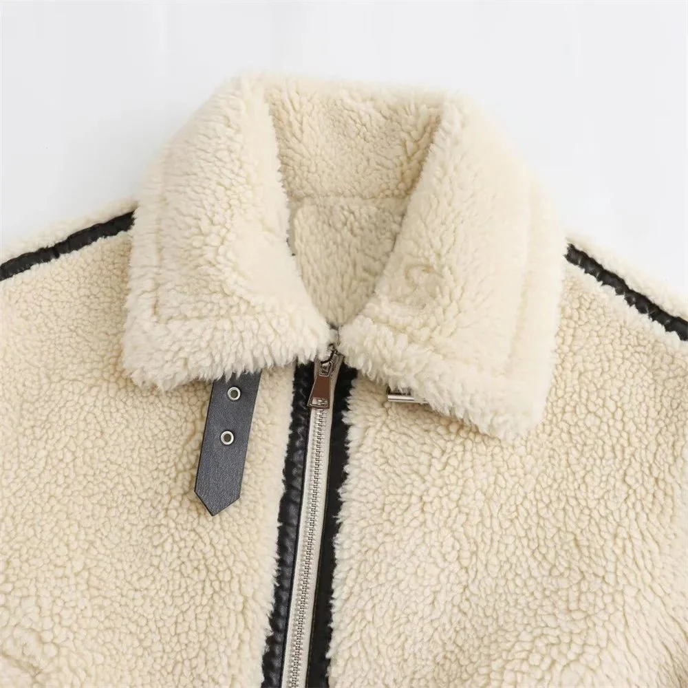Chantal Boucle Bomber Jacket - Image 8