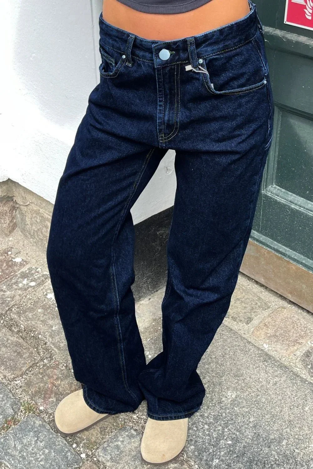 Charlize Star Patchwork Color-Block Jeans - Image 6