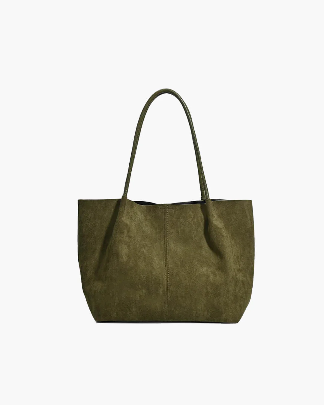 Cheska Suede Tote Bag with Pouch - Image 8