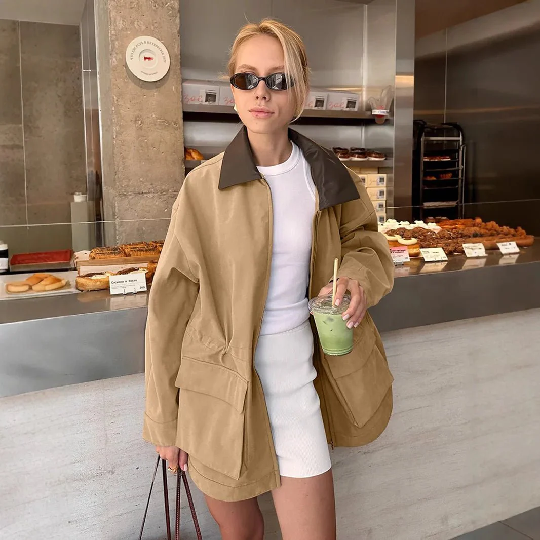 Christina Pocket Short Trench Coat