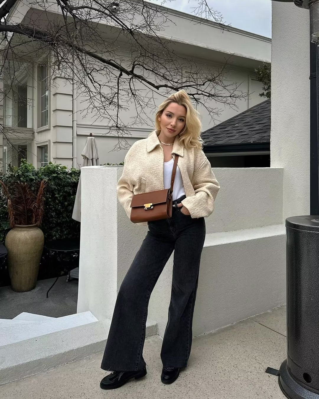 Ciara Collared Boucle Jacket - Image 2