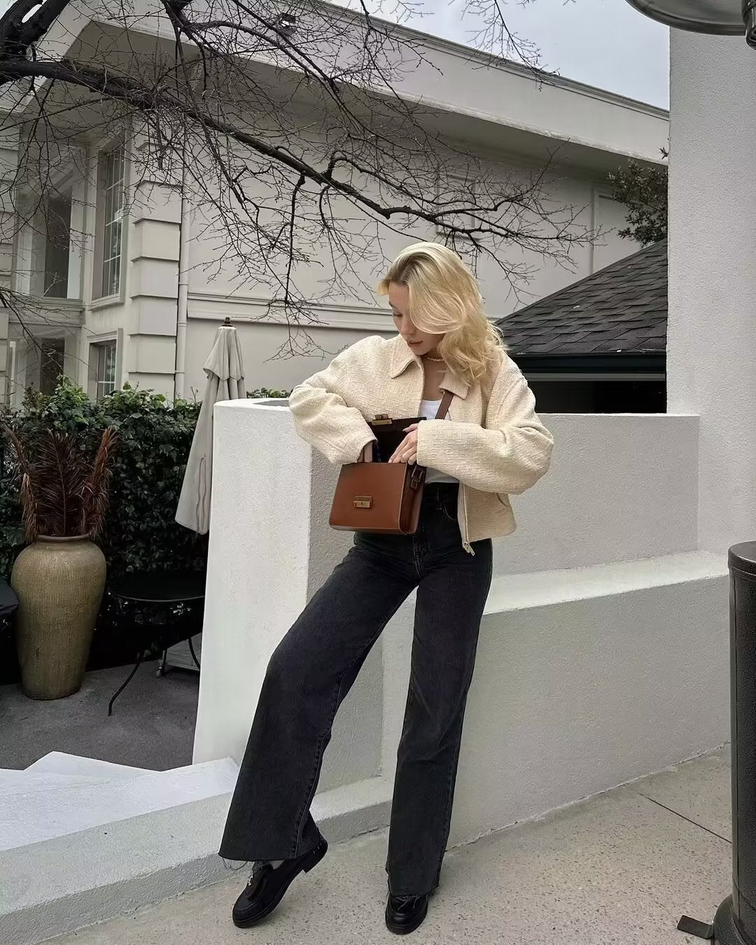 Ciara Collared Boucle Jacket - Image 3
