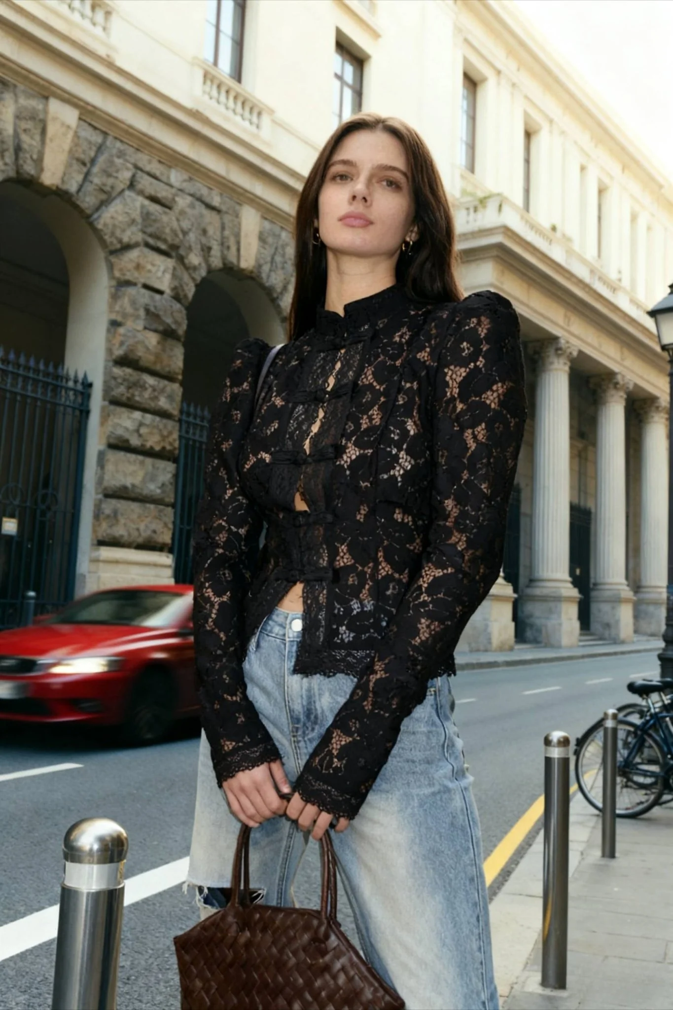 Claire Elegant Lace Blouse - Image 2